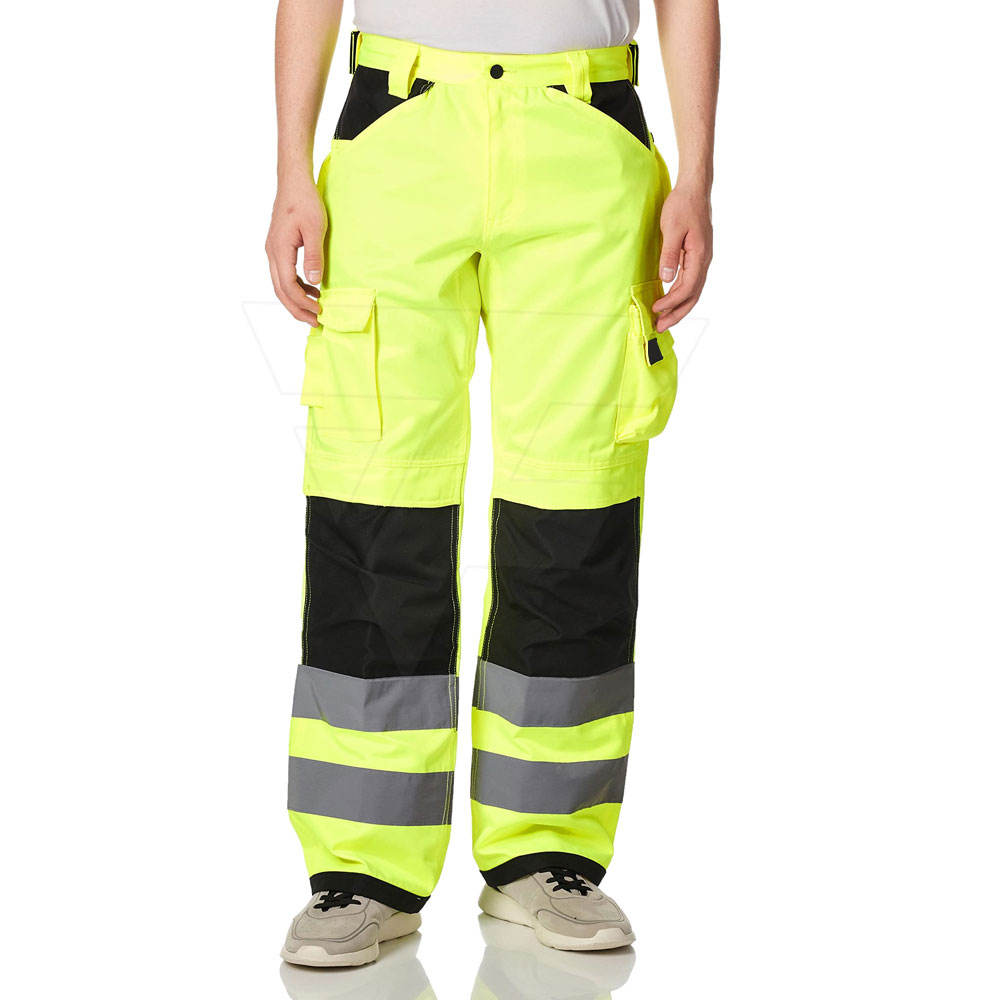 High Quality Safety Work Trousers for Men Heavy Duty Cargo Workwear Pants Construction Work Trousers