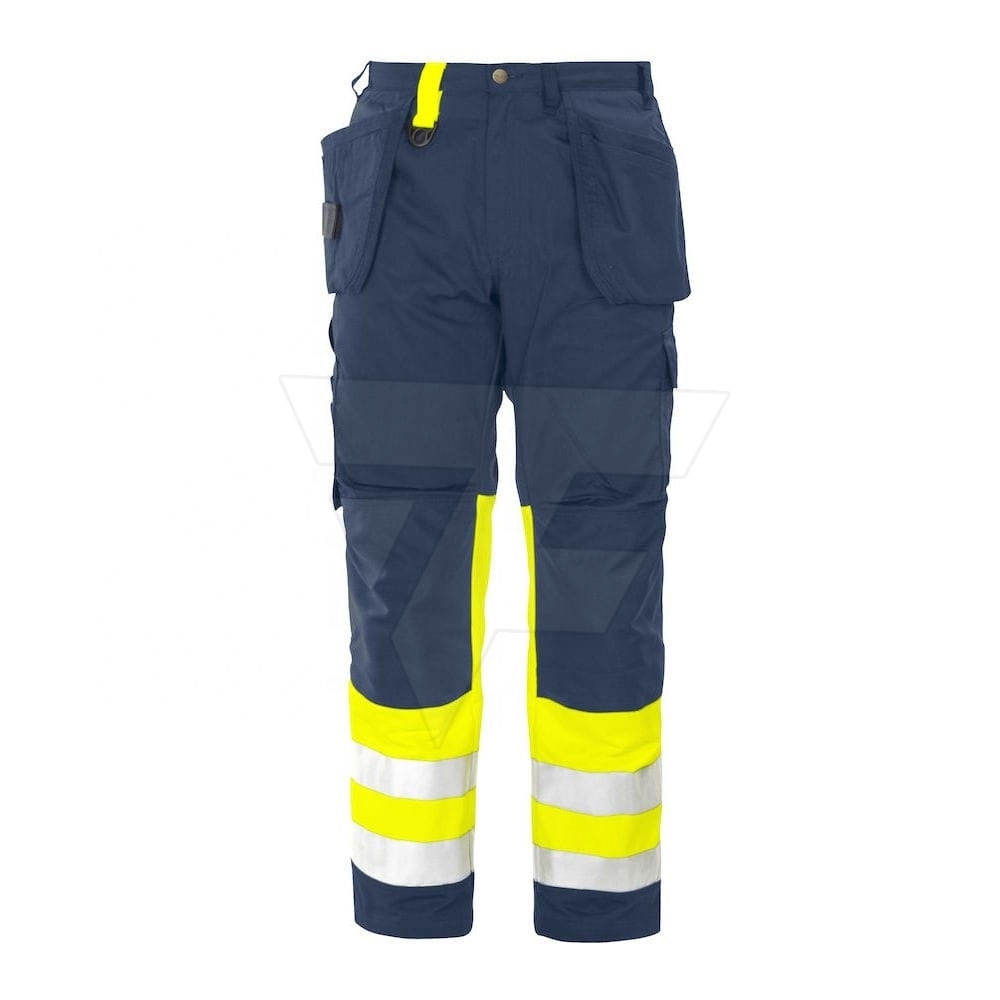 Safety Work Pants Multi pockets Work Long Pants Men Reflective Hi Vis Workwear Safety Pants