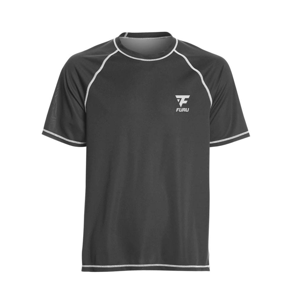 Manufactured top quality Latest New Design Adult Men Swimming Rash Guard Compression Shirt
