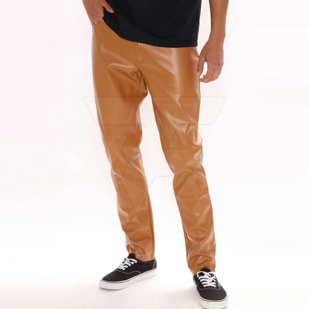 Wholesale 100% High Quality Genuine Leather Men's Pant Sheep Skin Leather Pants With Best Price
