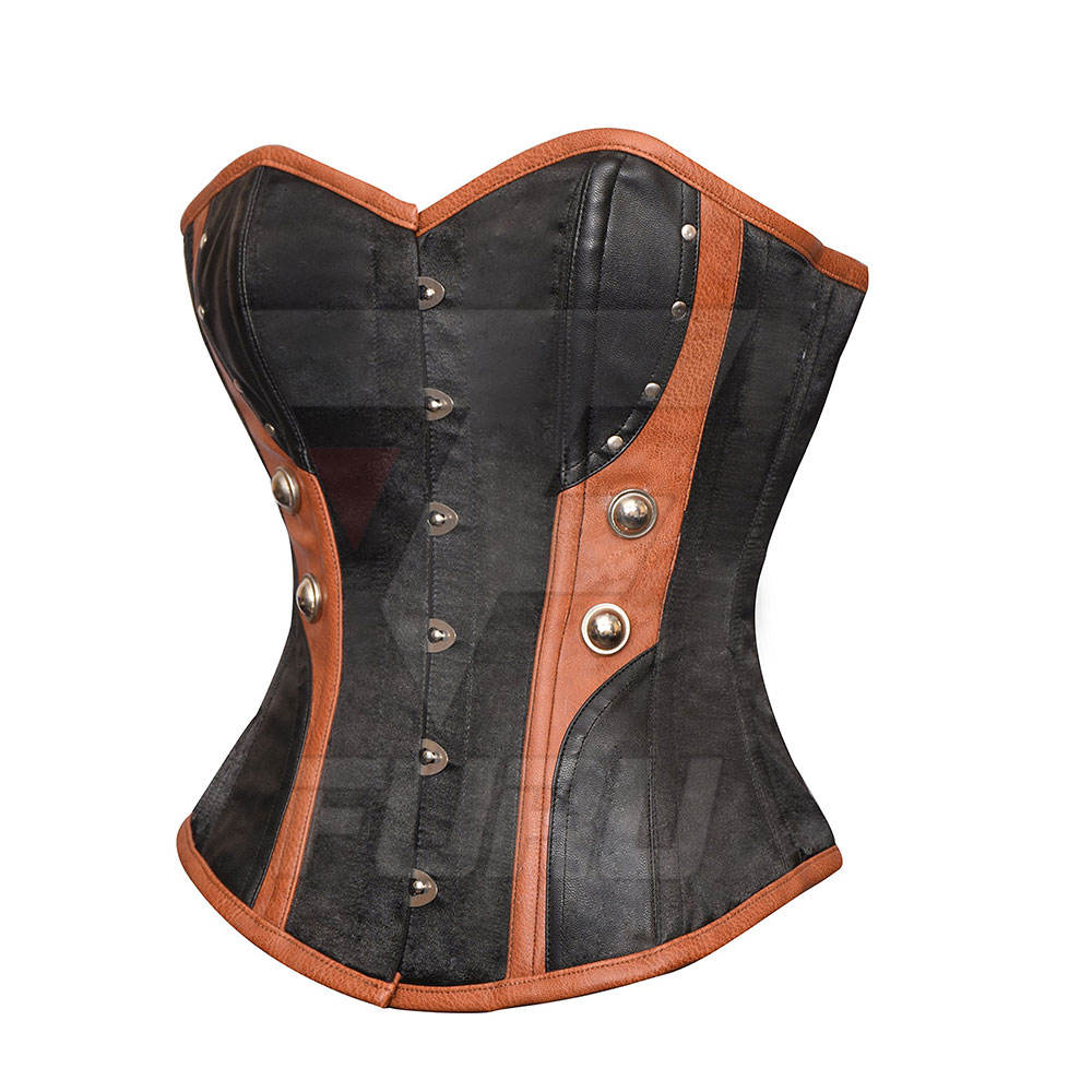 Women Corset and Waist Cincher Bustiers Top Workout Shape Body Leather Corsets & Bustiers