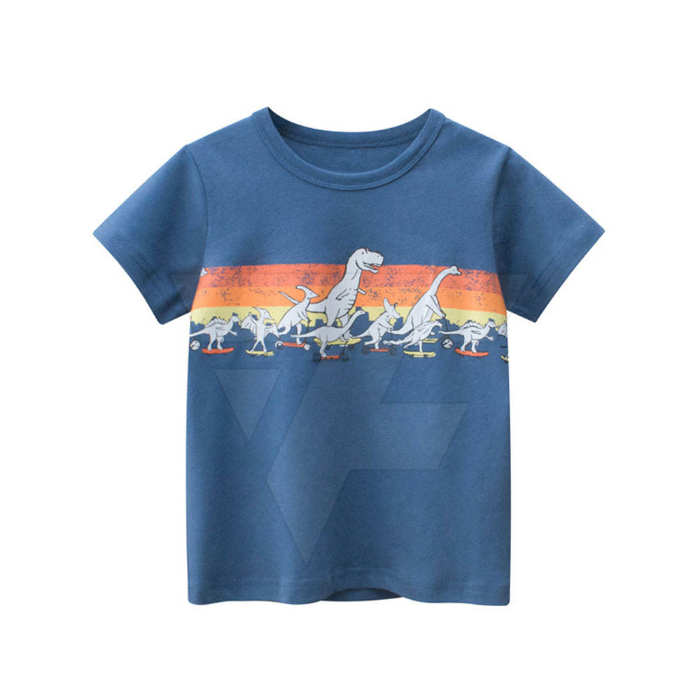 Cotton Printed T Shirts For Boys and Girls Children's New Style Shirts Custom Logo Casual Kids Shirts